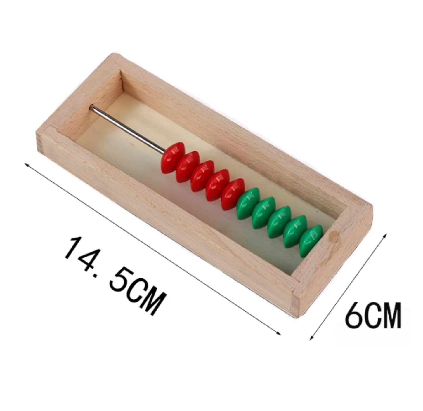 Abacus Drewniany Abakus Kolorowy Do Liczenia Matematyki Koraliki Liczniki Nauka I Liczb Artykuły Szkolne Przybory Szkolne(10 beads)
