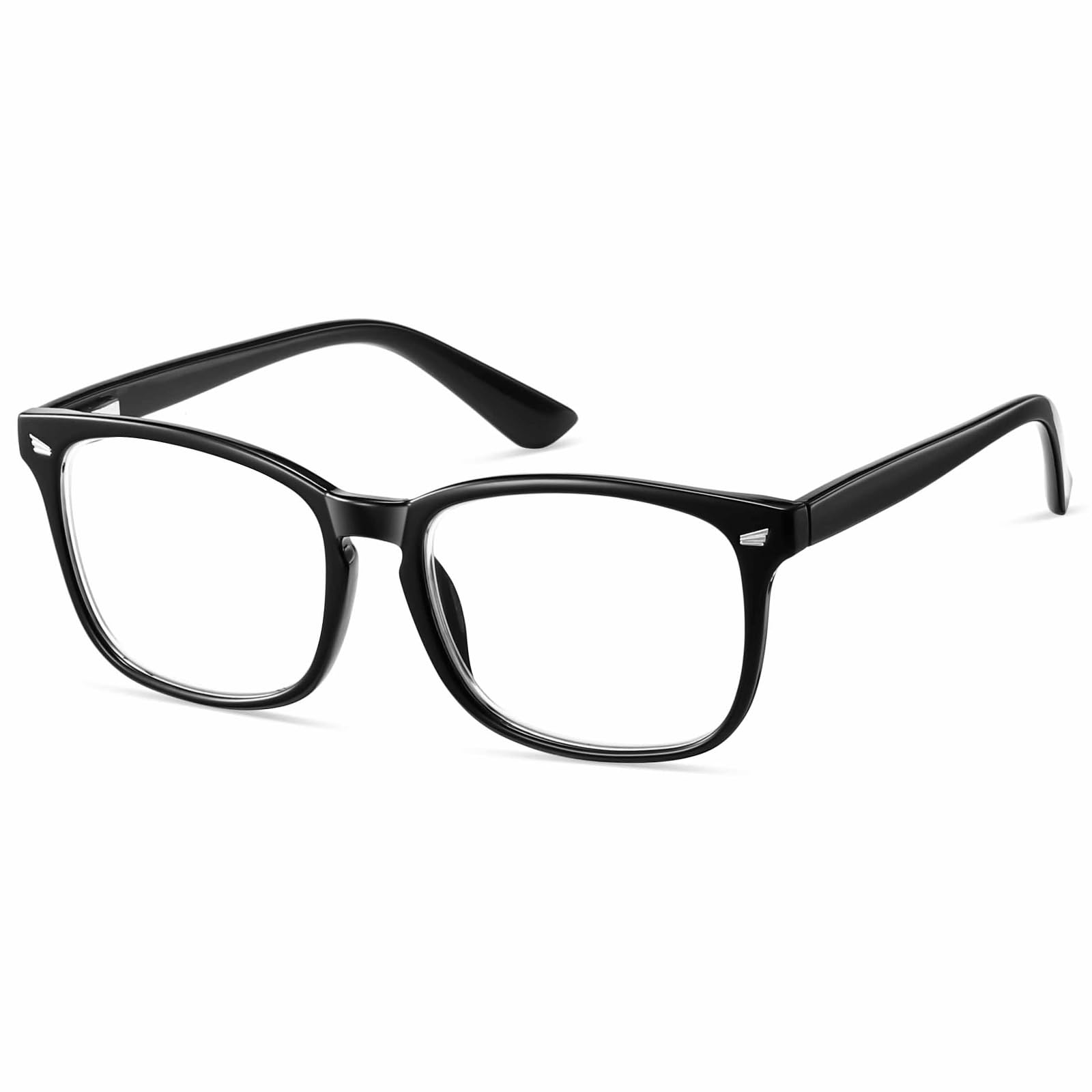ZNEIAAPR Nearsighted Myopia Glasses for Men Women, Blue Light Distance Glasses with Spring Hinge