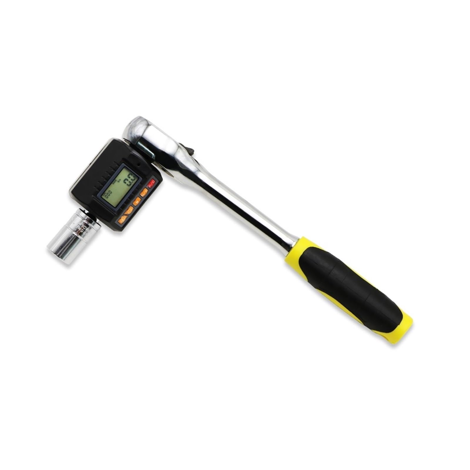 Misuratore di coppia digitale, misuratore di coppia digitale Mini adattatore di coppia 1/2'' con chiave a cricchetto retroilluminata Set di utensili manuali per riparazione auto e bici Tester di coppi