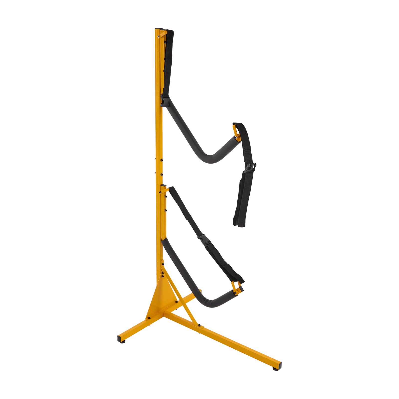 Scaffale per kayak autoportante per 2 kayak, regolabile per kayak, canoa, due supporti utilizzati in combinazione, portata 240 lbs