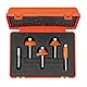 CMT ORANGE TOOLS 900.005.03-5-TEILIGES PROFILFRÄSER SET HW S=8mm D=8-12.7-31.7mm R