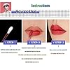 Yvemk Tattoo Lipstick Cotton Swab, 20 Pcs Tattoo Lip Stain Long Lasting Waterproof Matte Lipstick, Portable Lipstick Cotton Swab, Women Non-stick Lip Tints
