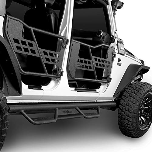Estribos laterales para Jeep Wrangler JK 4 puertas 2007-2018 miniatura 3