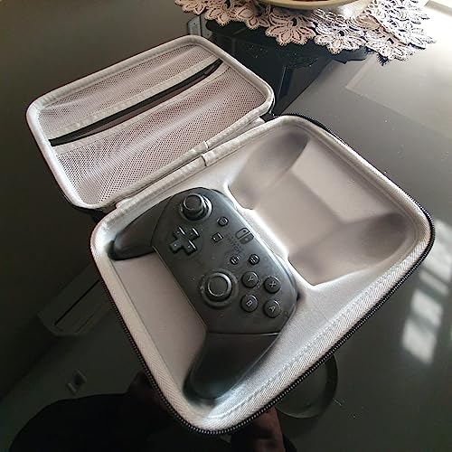 Bolsa Dupla Compatível Com Controles PS5 PS4 Nintendo Switch Pro XBox Cinza Com Alça de Mão em EVA R