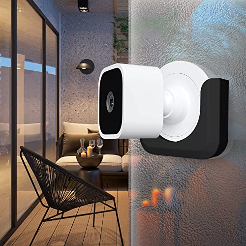 Image of Blink Mini Camera Adhesive Wall Mount Bracket, Strong Adhesive Durable Camera Mount Stand for Blink Mini Indoor Camera, No Drill, No Screws (for Blink Mini-Black)