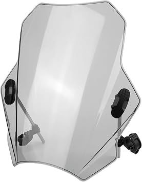 Motorcycle Windshield Universal For MT07 For MT09 For CBR600RR CB1000R GXSR 600 750 Windshield Covers Motorcycle Windscreen Adjustable Windscreen Windshield ExtensionTransparent