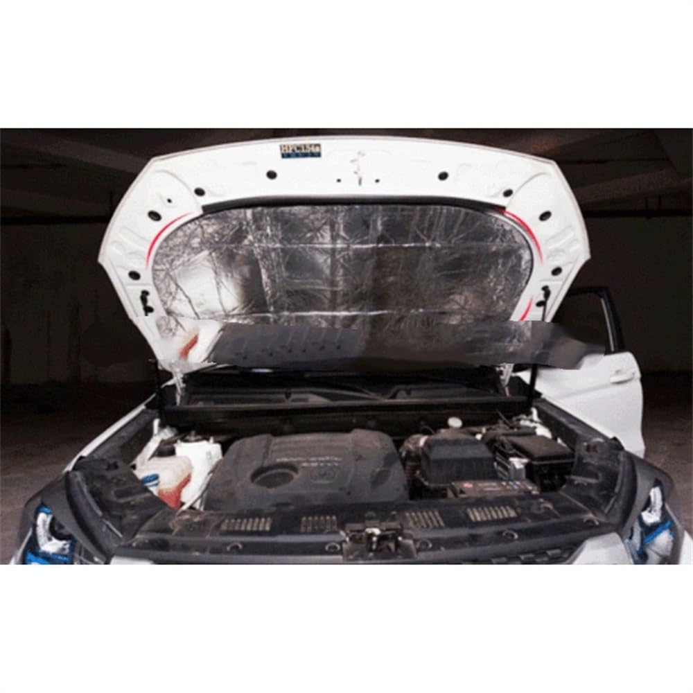 Aislamiento De AutomóViles 50X200Cm 5/10/15mm Auto Deadener Mat Ruido Motorkap Isolatie Deadening Voor Kap Motor Pegatina(10mm)
