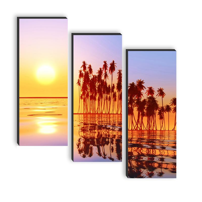 SAF paintings set of 3 Tree And Sun UV textured self adeshive wall painting for home decoration SANF-SJ187 (B0C6M38R63) Amazon Price History, Amazon Price Tracker