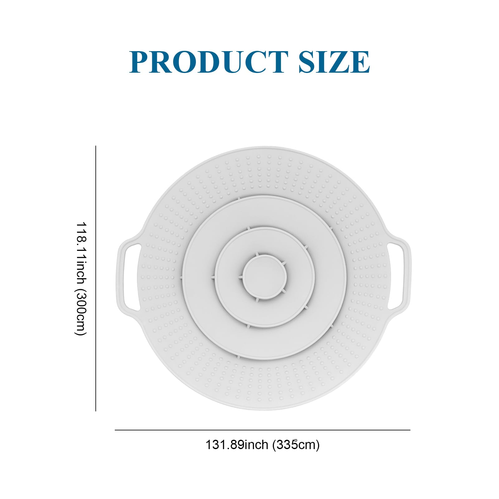 Coperchio per pentola Spill Stopper coperchio, 2 pezzi, protezione contro la cottura e paraspruzzi in silicone, per pentole e padelle tra diametro di 15 – 25 cm, coperchio per pentola per protezione