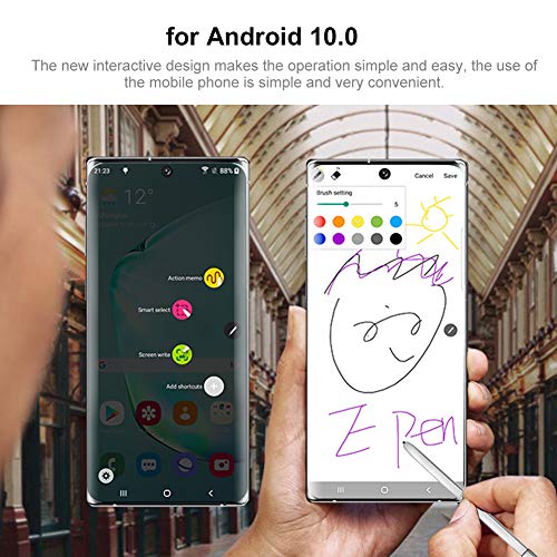 Unlocked Smartphone, 6.8" Ultra HD Incell Curved Screen Phone, 2+16G MTK6580P Mobile Phone, Dual SIM Cell Phone Unlocked, Free 128G Memory Card for Android 9.1 System (Black)