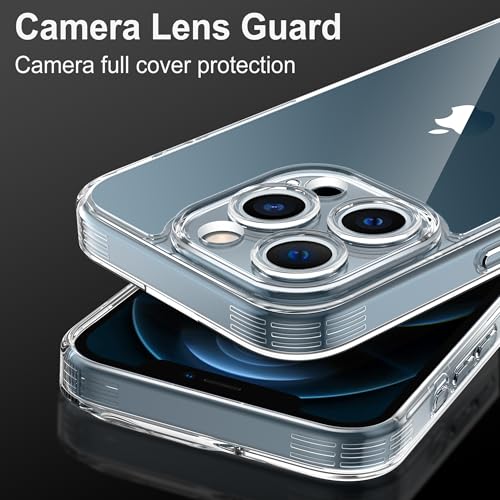 Mootobo for iPhone 12 Pro Case 6.1 inch, Military-Grade Protection 360° Full Body Frosted Translucent Back Phone Cover - Image 2