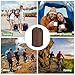 PATIKIL Stuff Sack 4x8/5x10/7x13, 3 Pcs Waterproof Outdoor Storage Sack Portable Drawstring Dust Flap Bag Sleeping Bag for Camping Hiking Backpacking, Brown/Green/Navy Blue