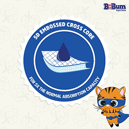 Image of Babum Baby Premium Diapers | S-78 counts | Wetness Indicator | Anti Rash | up to 12 hrs Absorption | 4-8 Kg | Soft & Comfortable