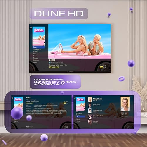Dune HD Smart TV Fernseher 55" (2026), QLED 4K UHD Quantum Dots, HDR10 HLG, Whale TV Android, 2+16, Dreifach Tuner DVB-T/T2/S/S2/C + Analog-TV, Sprachsteuerung, AirPlay, Miracast (55, Zoll) – Bild 7