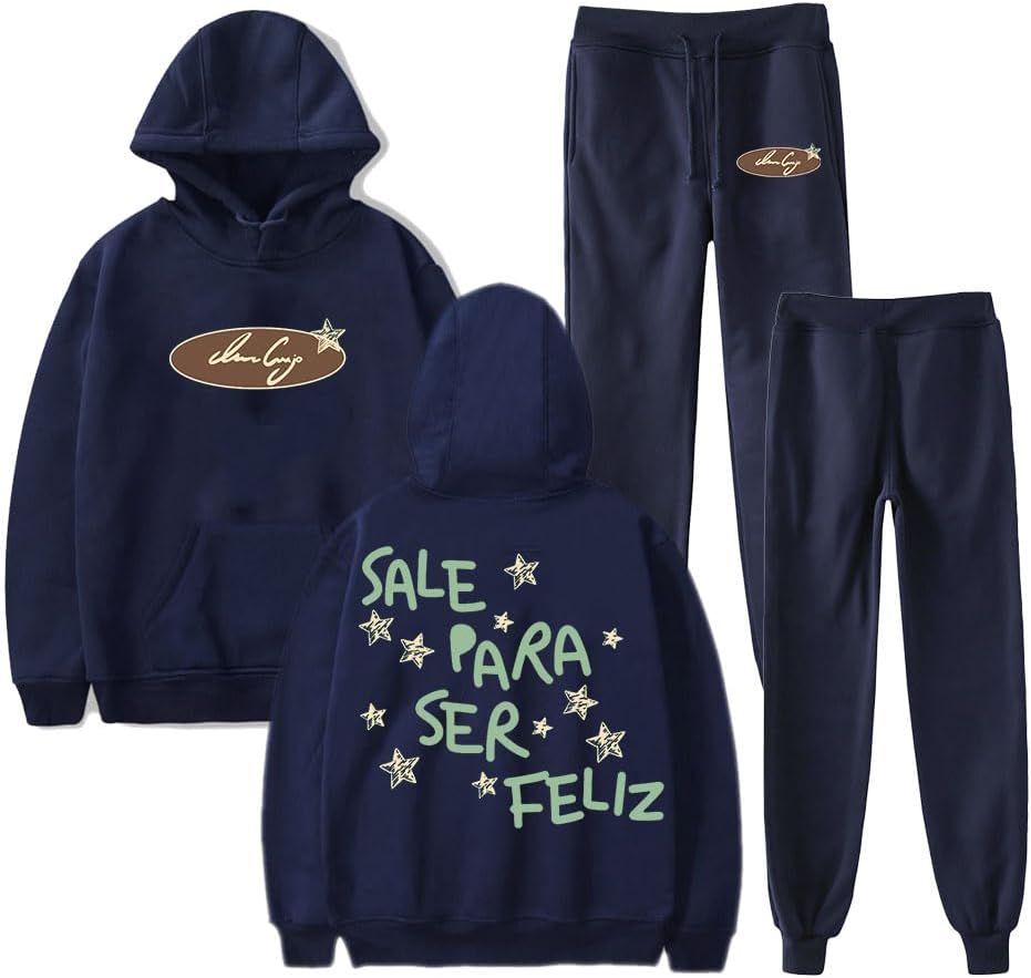 Ivan Cornejo Sale para Ser Feliz Merch Hoodie Jogger Pants Two Piece Set Sweatshirt+Sweatpants Women Men's Set