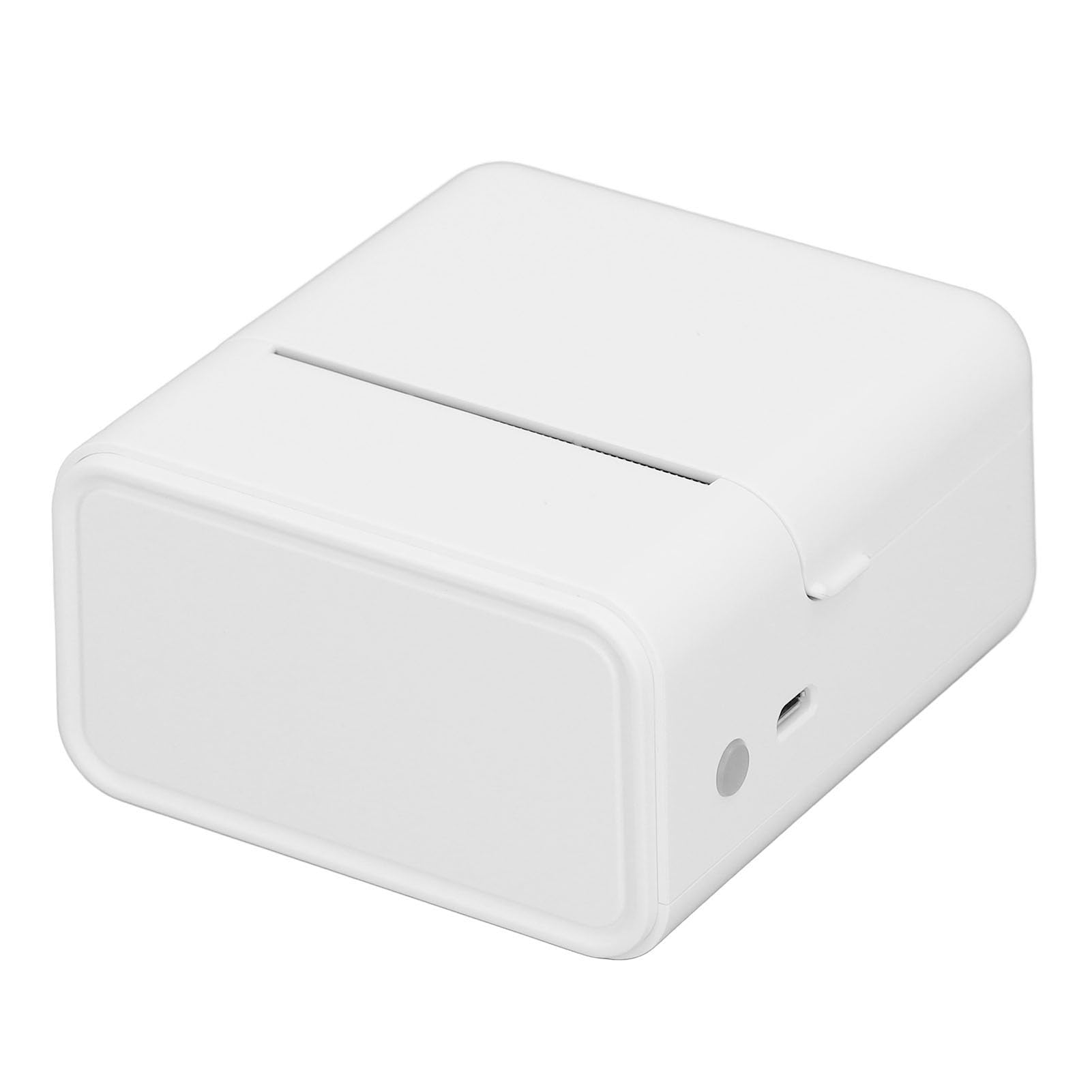 Stampanti per Etichette Termiche, Semplici Stampanti Operative Etichette Senza Cable per Piccole Aziende (White)