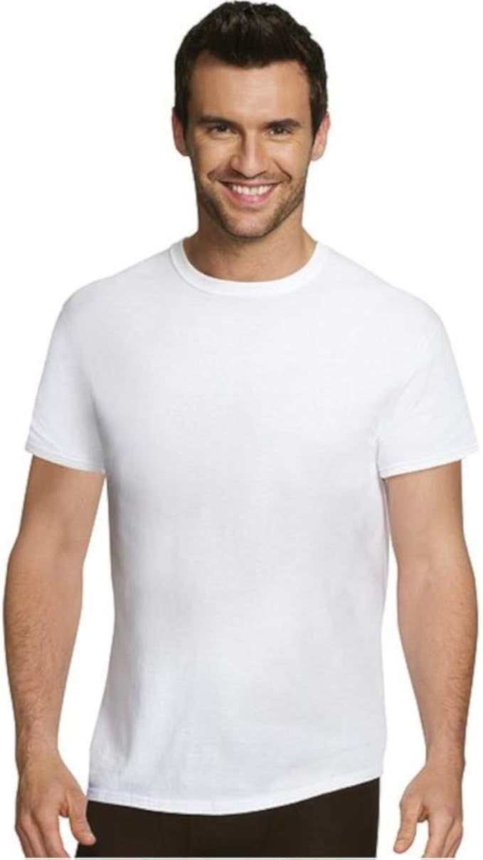 Hanes Mens Comfort Fit White Crewneck 