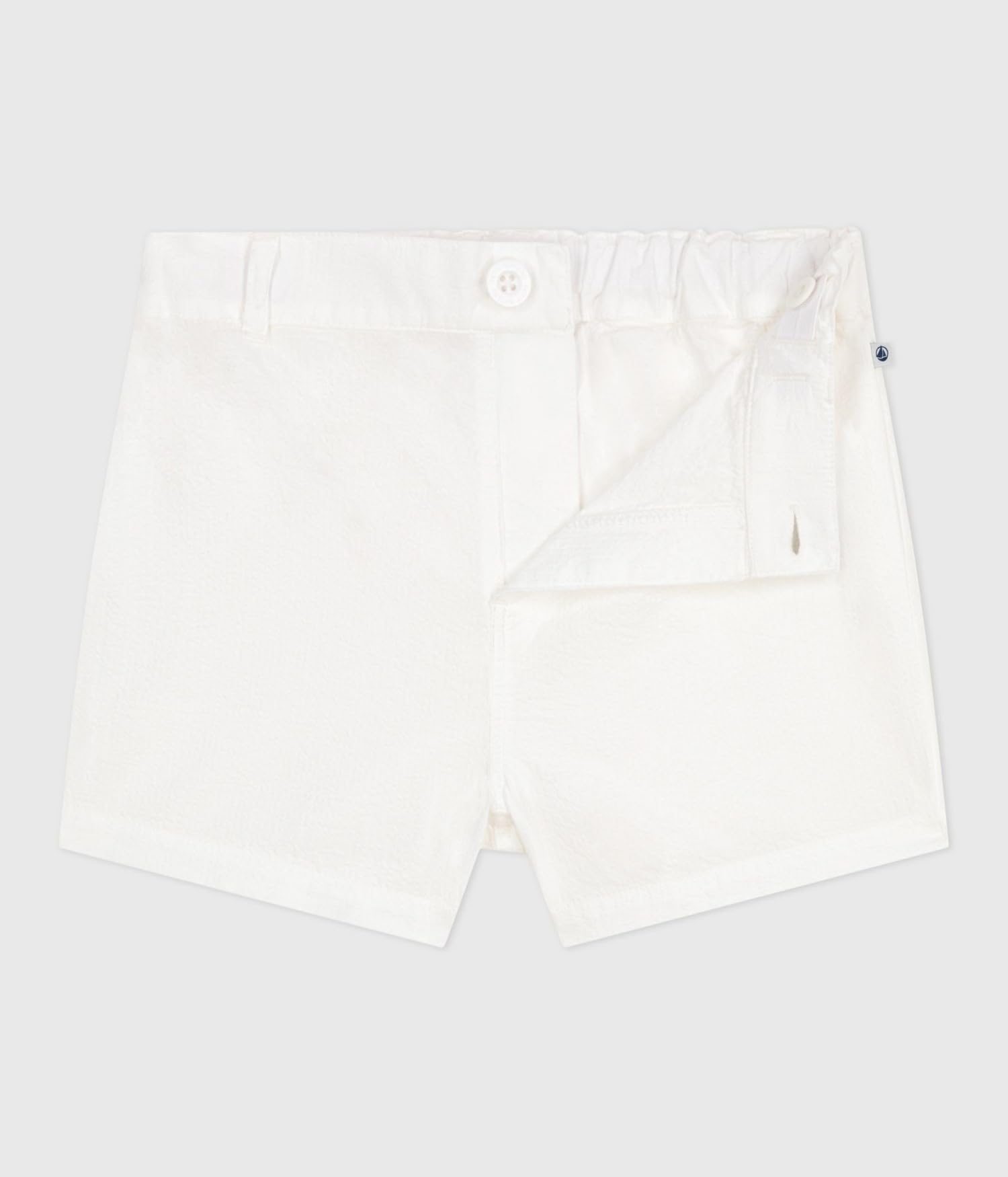 Petit Bateau A0CVP Short Blanc Bébé Garçon 18 Mois