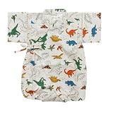 こどもじかん 甚平ロンパース 恐竜柄