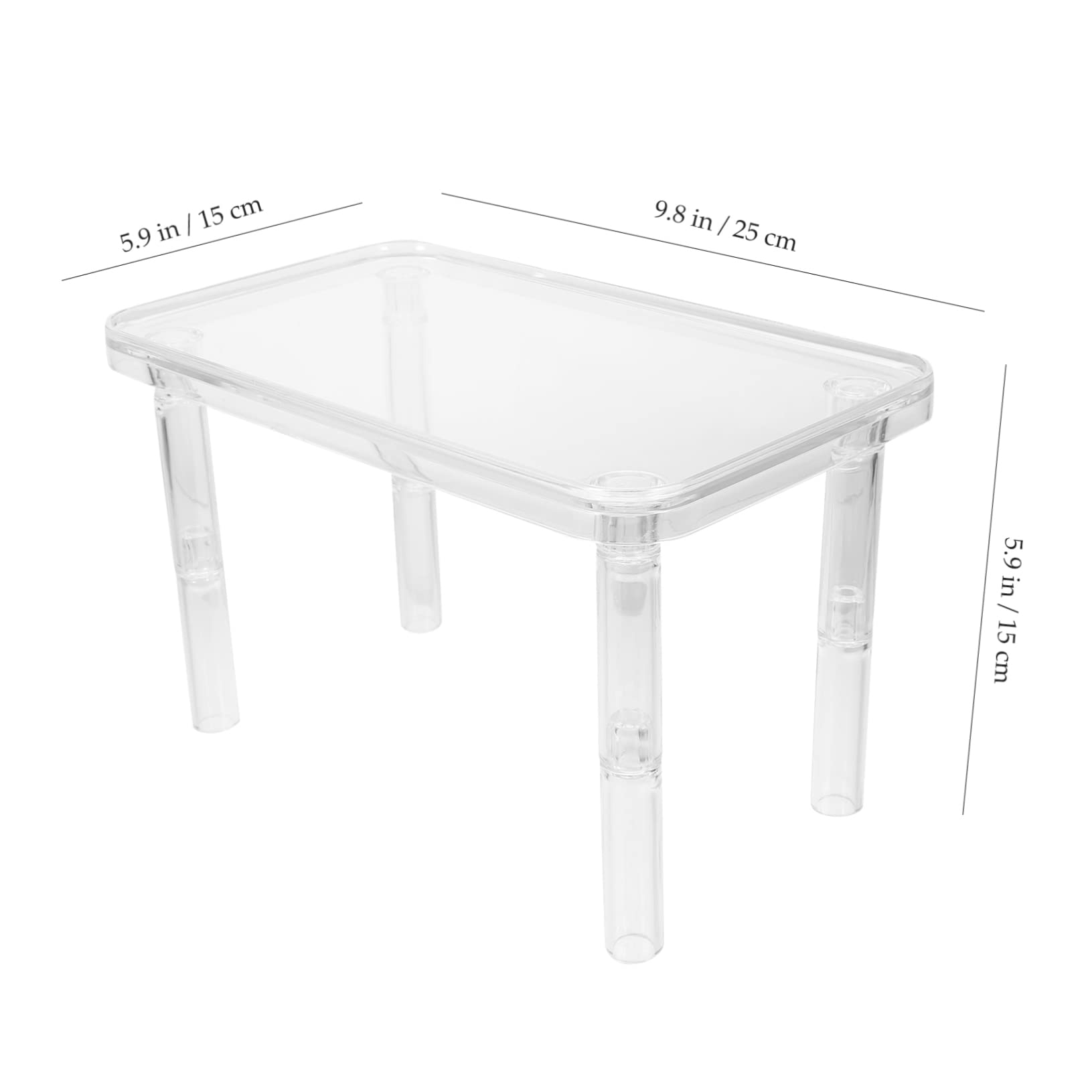 Abaodam 1 Set Decorative Chinchilla Platform Transparent DIY Hamster Playground Cozy Accessory for Hamster Cages Smooth Surface for Pets Comfortable Sleeping Bed