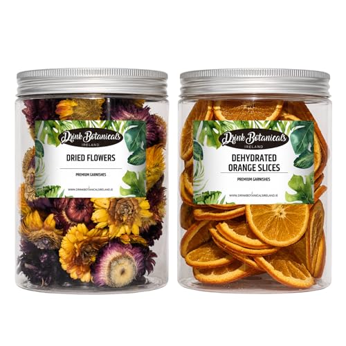 Ramillete comestible de flores secas y rodajas de naranja, 200 g miniatura 1