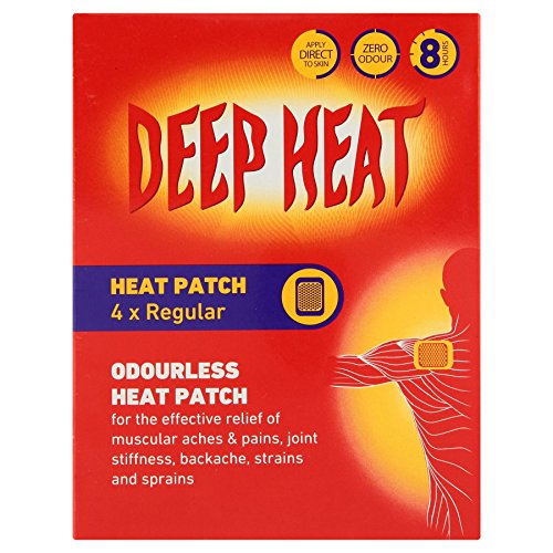 6X Deep Heat Parches 4 Individual Parches