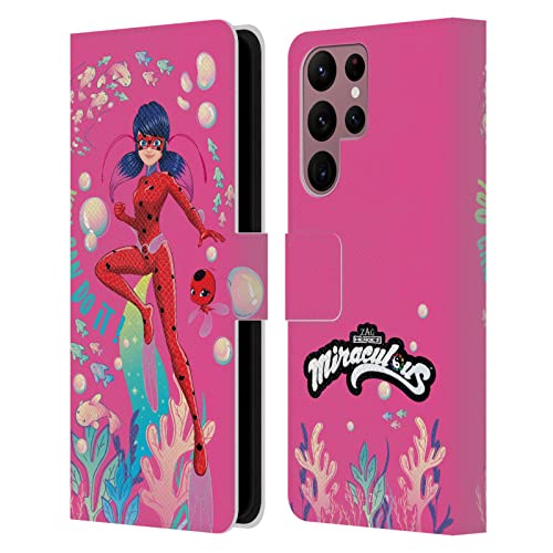 Protection Galaxy S22 Ultra portefeuille anti-rayures Ladybug