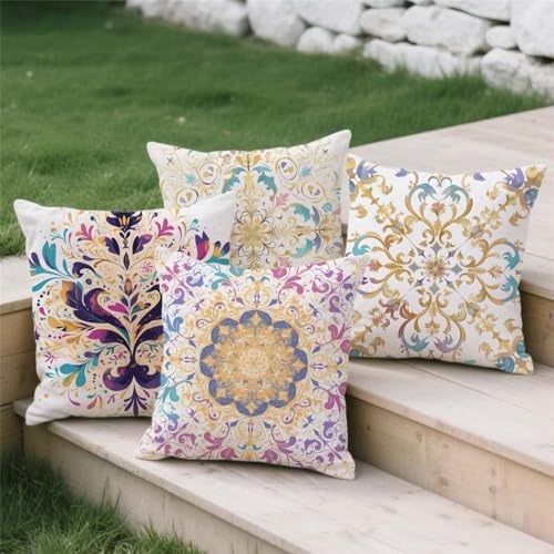 Housse coussin canapé exterieur grand format 80x80cm carré - 4