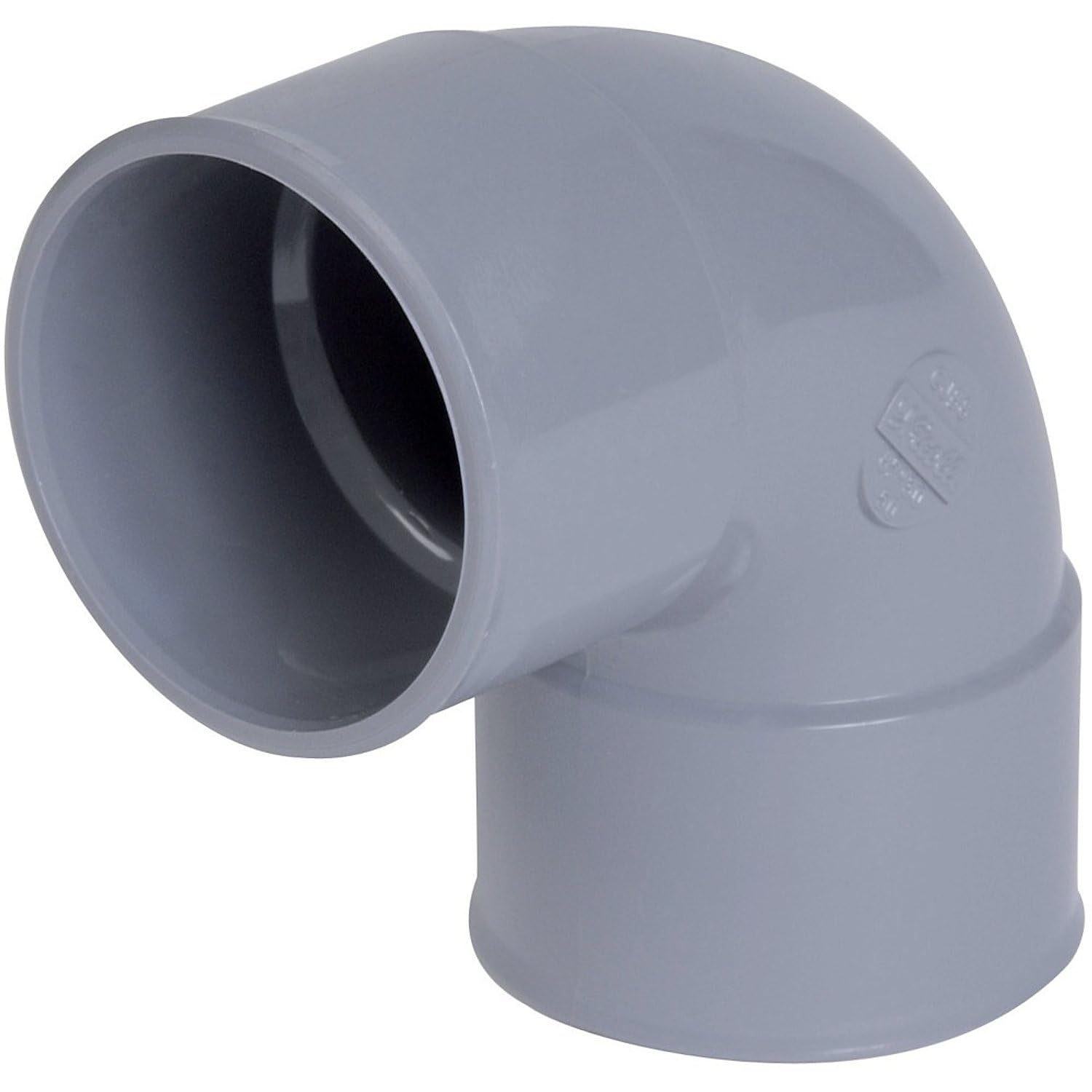 coude pvc - femelle/​femelle - 87 degrés30 - diamètre 40 mm - nicoll ch88