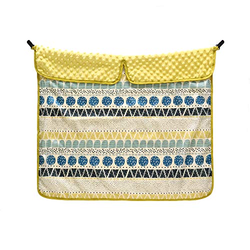 Swaddle Designs - Copertina da passeggino in microfibra, motivo a pois