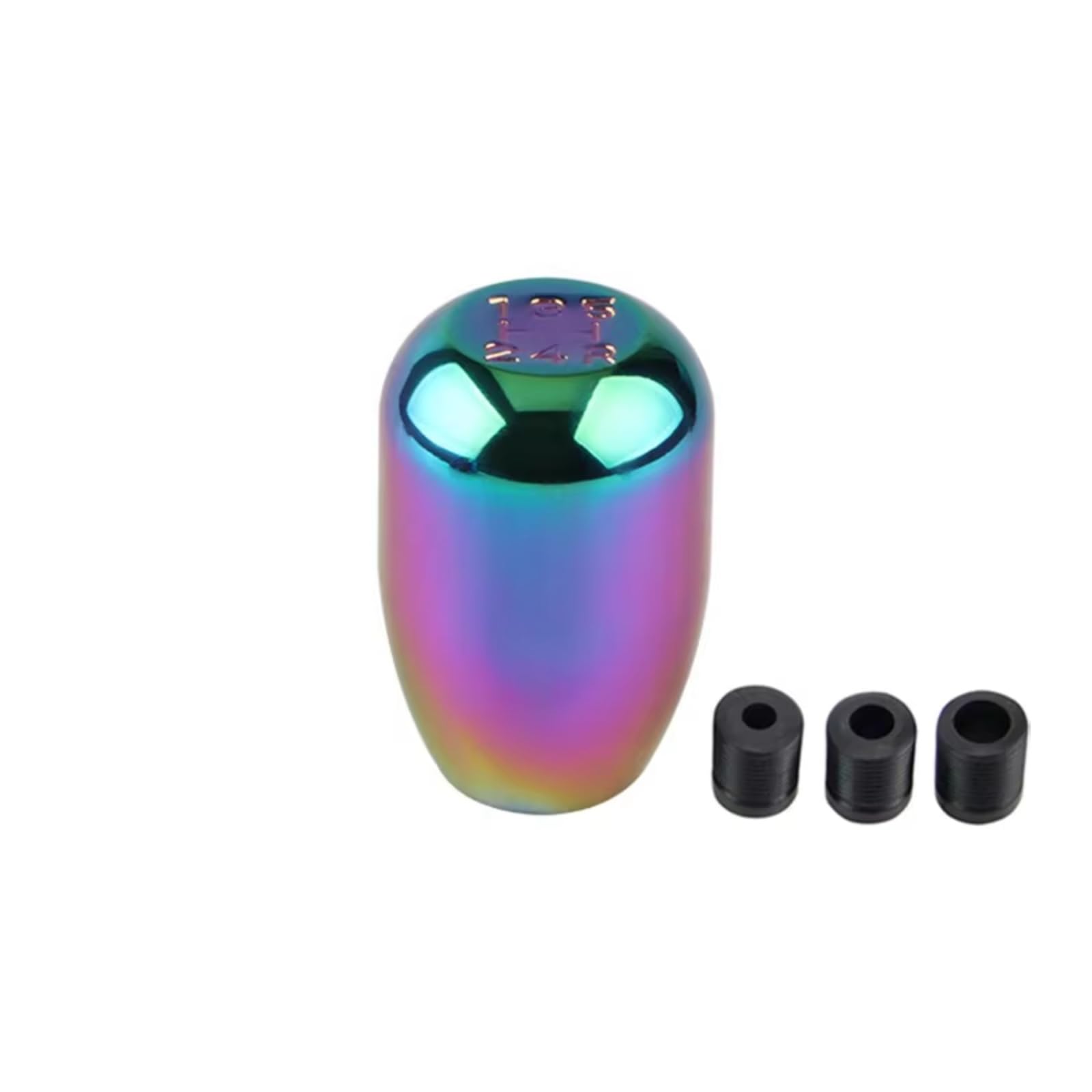 Pbqenxb Colorful Universal 5Speed Gear Shift Knob Stick Manual Transmission Car Aluminum Extended Shifter Head Car Shift Knobs(Colorful)