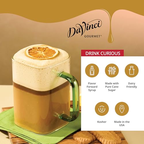 Image of DaVinci Gourmet Cookie Butter Syrup, 25.4 Fluid Ounces (Pack of 4)
