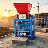 Máquina para fabricar bloques de concreto, máquina de fabricación de bloques de estructura resistente para instalaciones de tráfico, proyectos de conservación de agua y construcción ecológica urbana