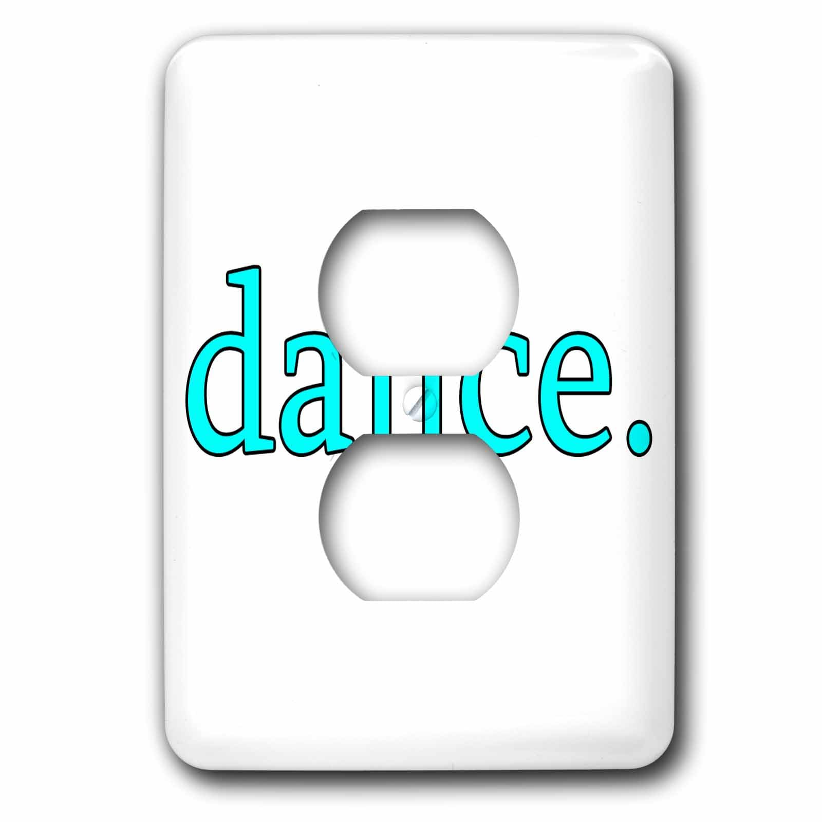 Plaque de prise double Aqua Dance 3dRose LSP_194369_6 pour interrupteur mural