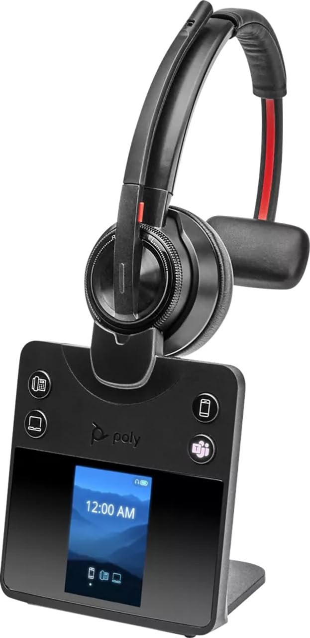 Poly (Plantronics + Polycom) SAVI 8410 Office (S8410),W8210T,CB8421, M,CDM,OTH,MON,MSFT,DECT 6.0,NA