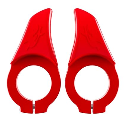 Red Bike Handlebar Thumb Rest: Bicycle Handlebar Thumb Grips Handle Rest Grips Mountain Bike Handbars Bike Accessory