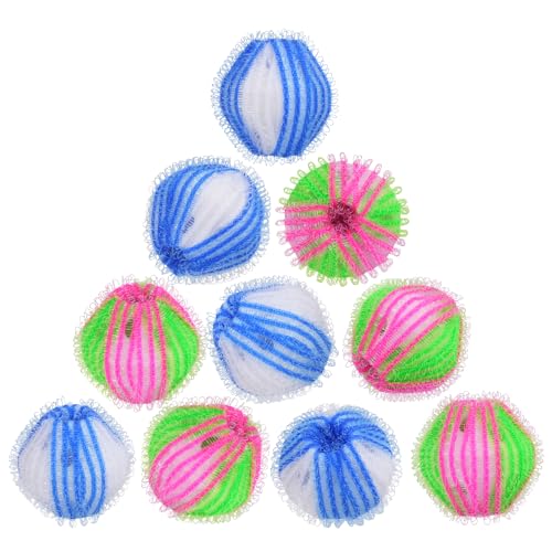 10 Pcs Bolas Atrapa Pelos Lavadora Mascotas, Bolas Atrapa Pelos para Lavadoras, Quita Peloss Atrapapelos Lavadora Ropa Mascotas ara Eliminar el Pelo en la Lavadora
