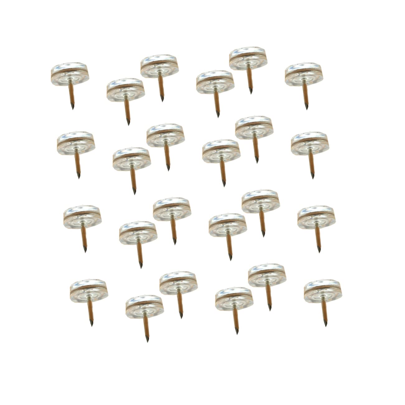 STOBAZA Furniture Bumpers 20pcs Anti Slip Furniture Pads Felt Pads for Noiseless Scratch-Proof for Wood Floors