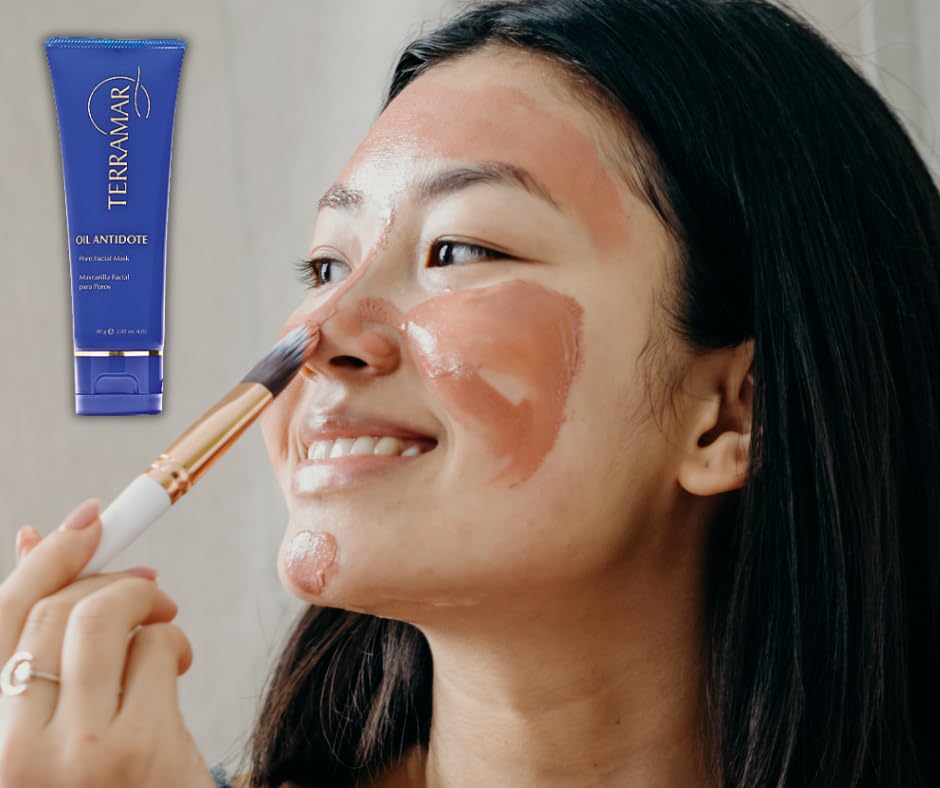 Mascarilla Facial para limpiar los Poros y Exceso de Grasa de Arcillas y Aguacate TerramarBrands