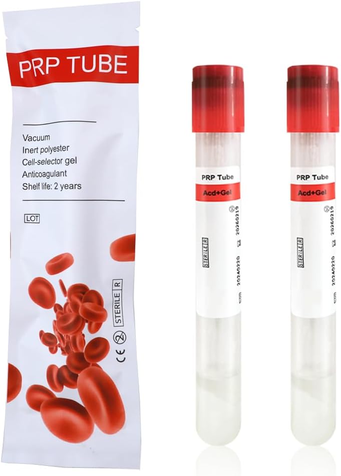 Vacuum Glass PRP Tubes for Laboratory Individually Wrapped 50 PCS Tubes