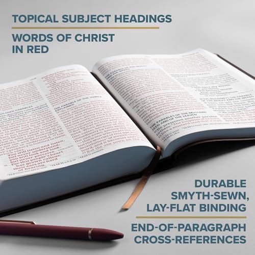 Image of CSB Super Giant Print Reference Bible, Value Edition, Brown LeatherTouch, Red Letter, Presentation Page, Cross-References, Full-Color Maps, Easy-to-Read Bible Serif Type