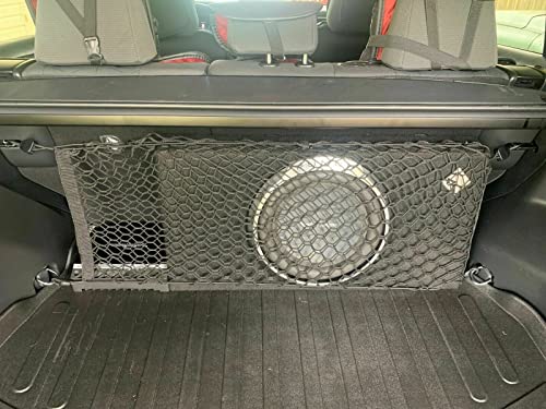Eaccessories Ea Trunk Organizer Cargo Net For Toyota Rav4 2019-2023 - Envelope Style Cargo Net For Suv - Premium Mesh Elastic Car Trunk Organizer Vehicle Carrier Storage – Compatible With Toyota Rav4 #TOP1