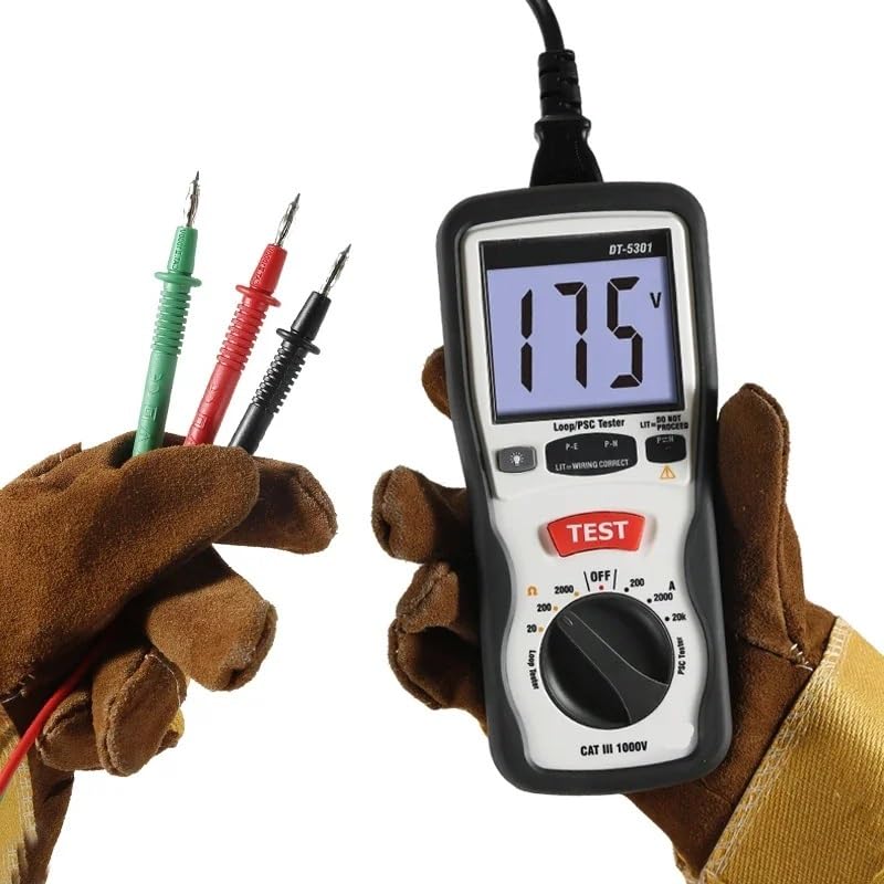 Medidor de Resistencia, Probador de bucle digital y PSC DT-5301, medidor de resistencia de circuito de alta precisión