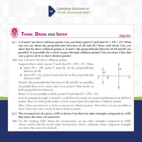 Image of Xam idea NCERT Solutions Mathematics Class 9 (Ganita Manjari Part-1) | CBSE 2026-27 | Solved 'Think and Reflect' & 'Think, Draw and Infer' Questions | ... Exercise Sets & End-of-Chapter Exercises