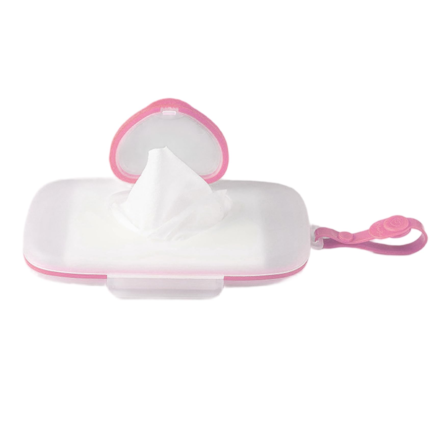 Syglawnd Baby Wipes Travel Case Portable Refillable Wet Tissue Dispenser for Diaper Bag Stroller