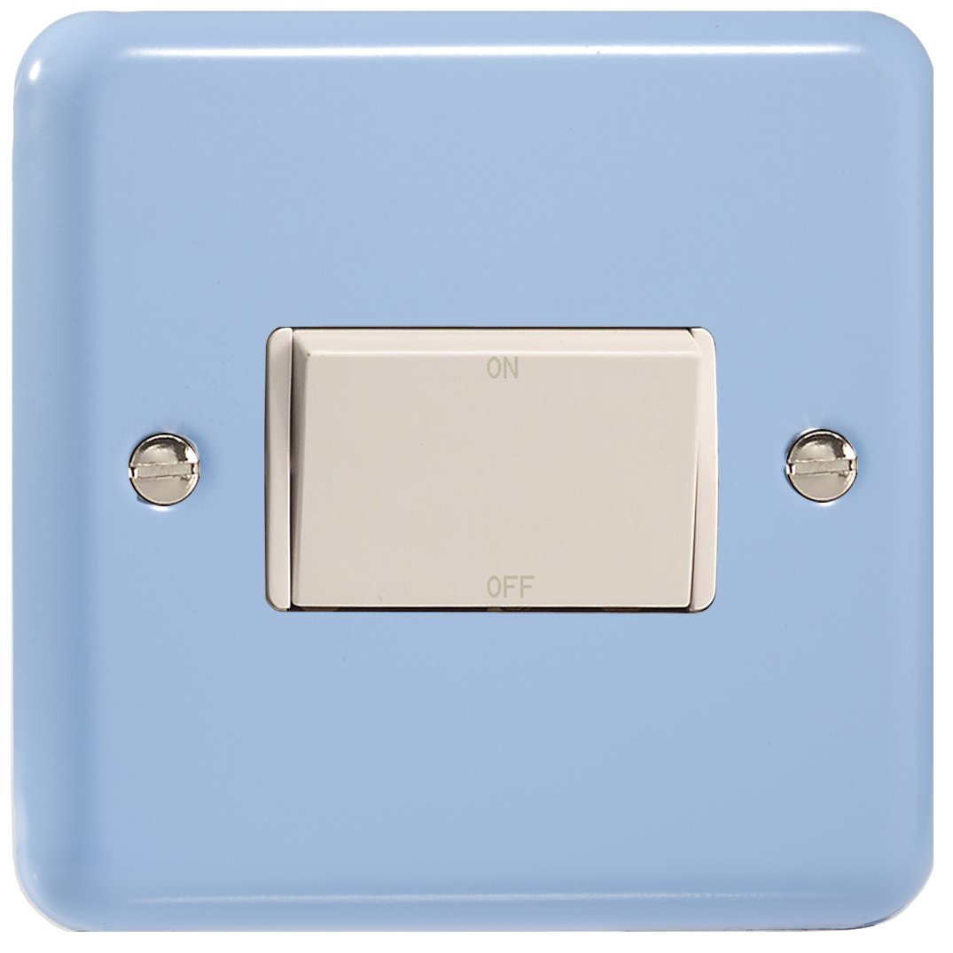 Varilight 10A Fan Isolating Switch (3 Pole) Duck Egg Blue