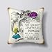 2 lati Alice nel paese delle meraviglie attraverso lo specchio morbida flanella Zipperer cover cuscino quadrato di federa, Flanella, 14, 20x20 inch