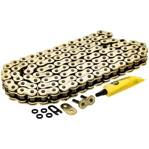 NICHE Gold 525 X-Ring Chain 112 Links with Connecting Master Link