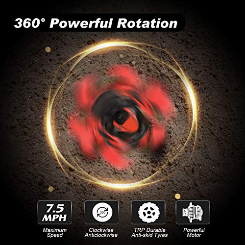 Remote Control Car, 4WD 2.4Ghz RC Stunt Car Toys Double Sided Running 360°Rotating High-Speed Vehicle, Kids Toy Cars Ideal Gift for Boys Girls No Battery - Thumbnail 3