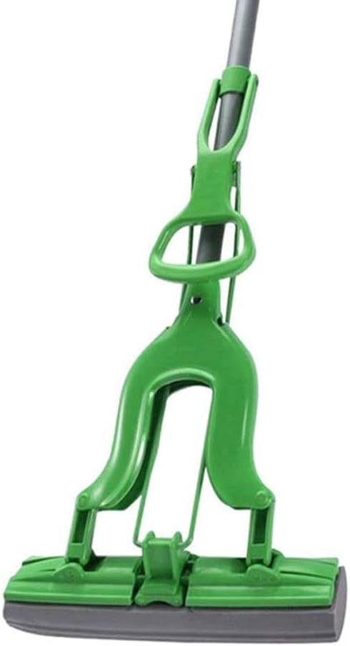 Bvdsg Green Home Kitchen PVA Sponge Mop, Super Absorbent PVA Foam Sponge Mop All Purpose Floor Cleaner